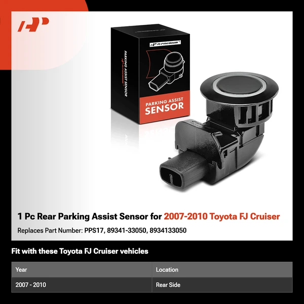 1 Pc Rear Parking Assist Sensor for 2007-2010 Toyota FJ Cruiser