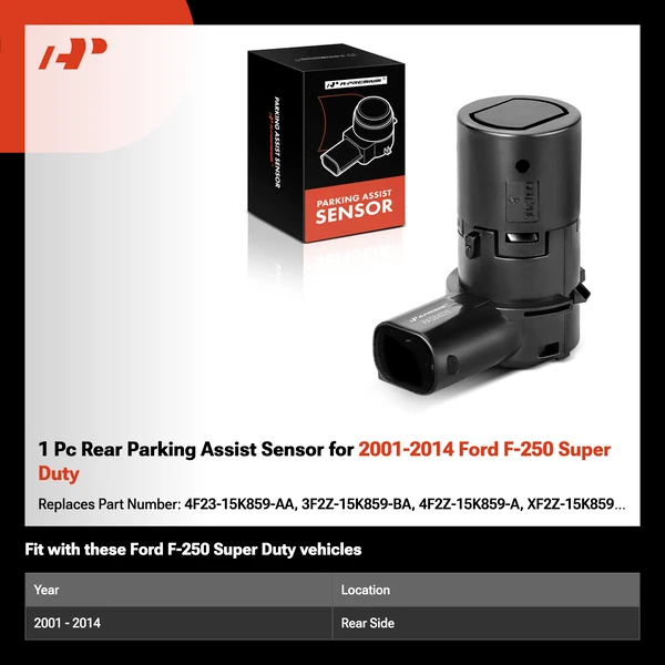 1 Pc Rear Parking Assist Sensor for 2001-2014 Ford F-250 Super Duty