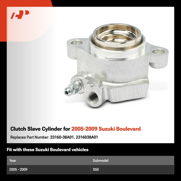 Clutch Slave Cylinder for 2005-2009 Suzuki Boulevard