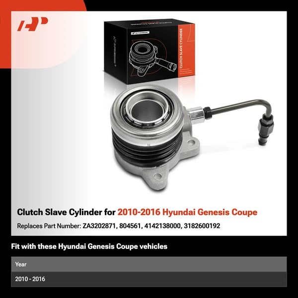 Clutch Slave Cylinder for 2010-2016 Hyundai Genesis Coupe