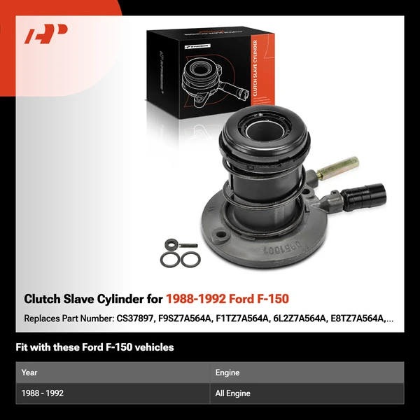 Clutch Slave Cylinder for 1988-1992 Ford F-150