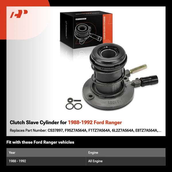 Clutch Slave Cylinder for 1988-1992 Ford Ranger