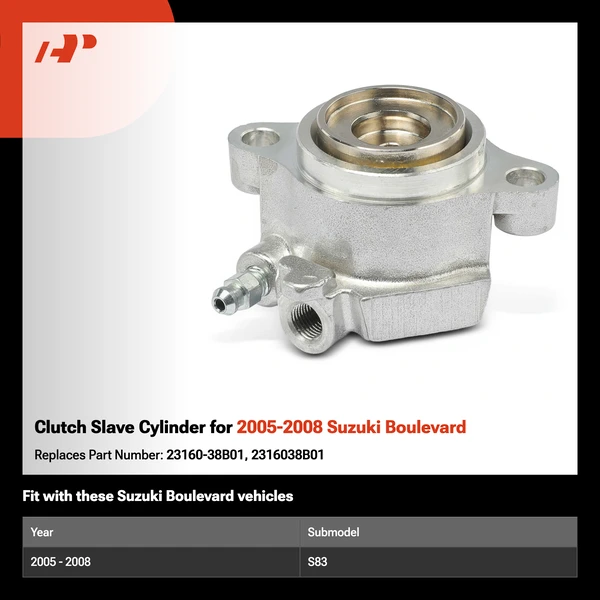 Clutch Slave Cylinder for 2005-2008 Suzuki Boulevard
