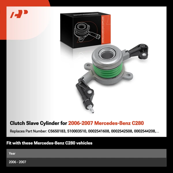 Clutch Slave Cylinder for 2006-2007 Mercedes-Benz C280