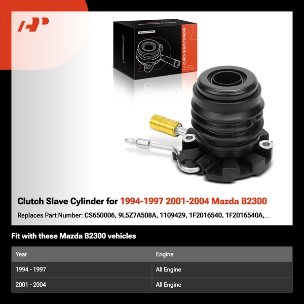Clutch Slave Cylinder for 1994-1997 2001-2004 Mazda B2300