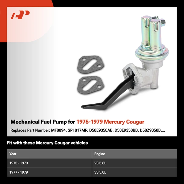 Mechanical Fuel Pump for 1975-1979 Mercury Cougar
