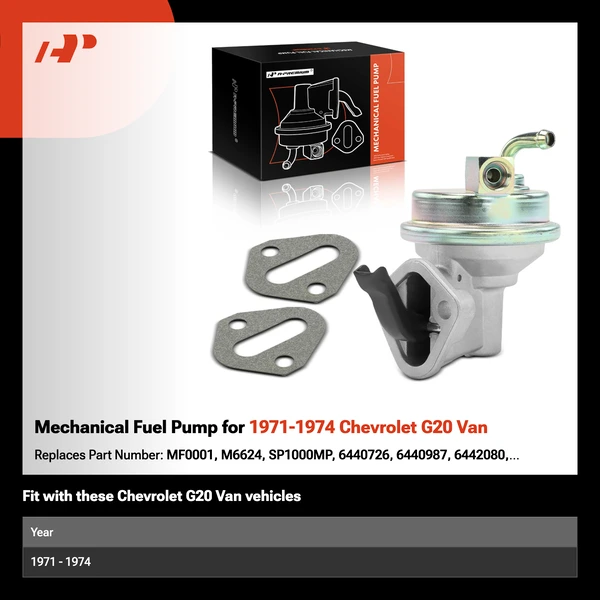 Mechanical Fuel Pump for 1971-1974 Chevrolet G20 Van