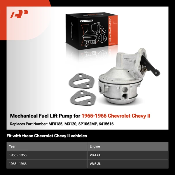 Mechanical Fuel Lift Pump for 1965-1966 Chevrolet Chevy II