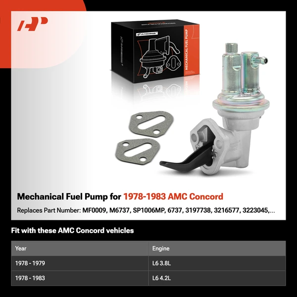 Mechanical Fuel Pump for 1978-1983 AMC Concord