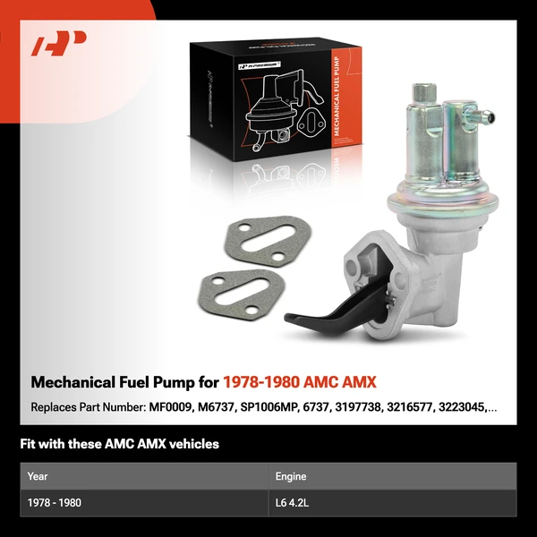 Mechanical Fuel Pump for 1978-1980 AMC AMX