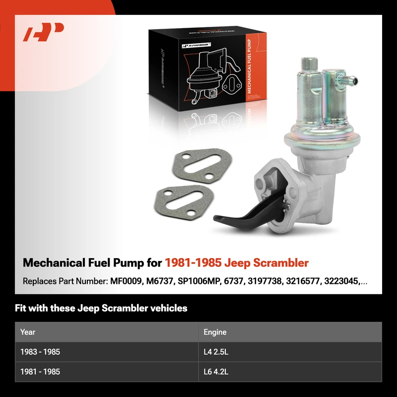 Mechanical Fuel Pump for 1981-1985 Jeep Scrambler