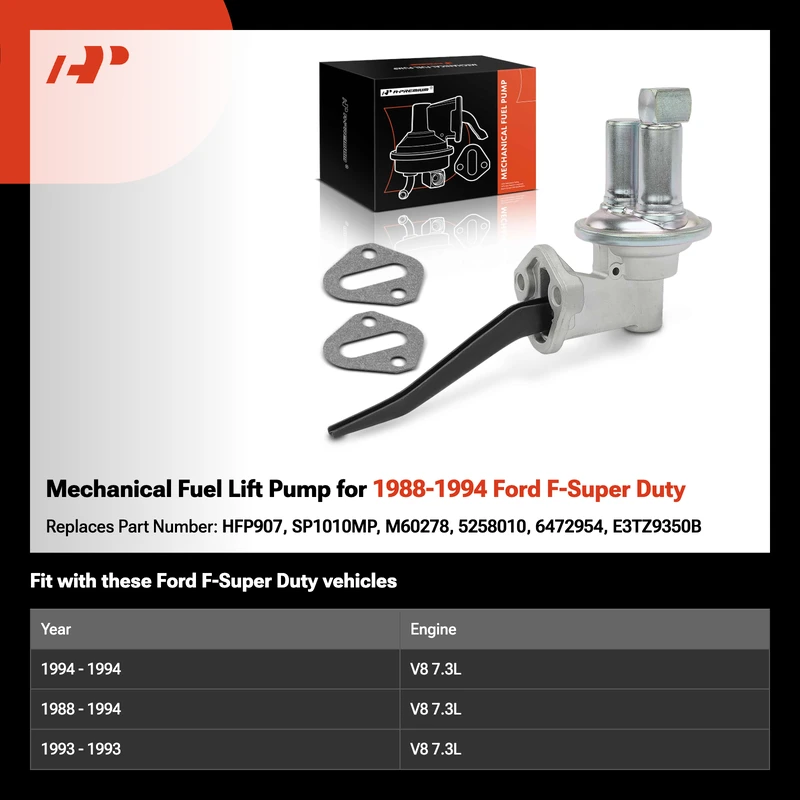 Mechanical Fuel Lift Pump for 1988-1994 Ford F-Super Duty