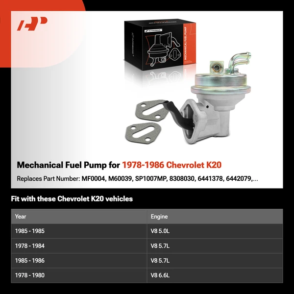 Mechanical Fuel Pump for 1978-1986 Chevrolet K20