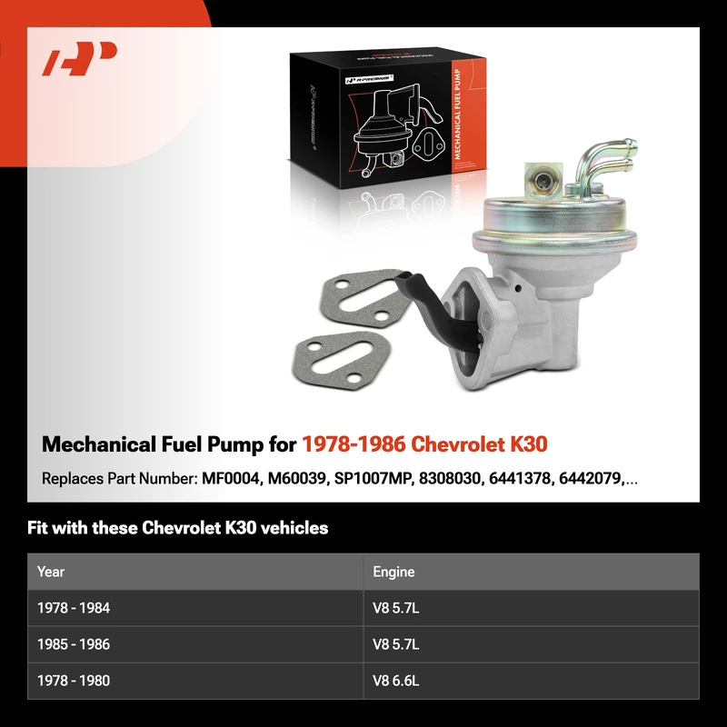 Mechanical Fuel Pump for 1978-1986 Chevrolet K30