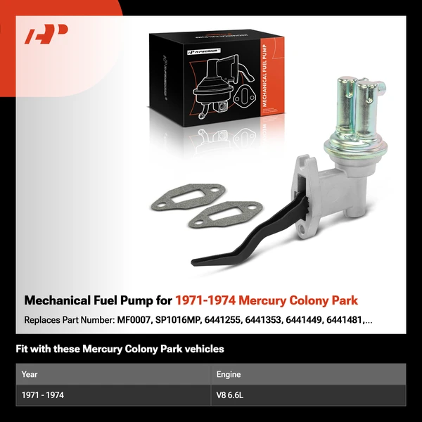 Mechanical Fuel Pump for 1971-1974 Mercury Colony Park