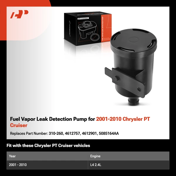 Fuel Vapor Leak Detection Pump for 2001-2010 Chrysler PT Cruiser