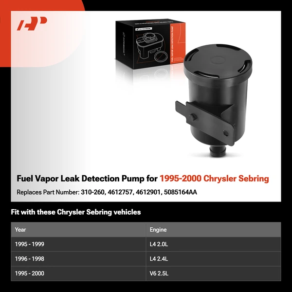 Fuel Vapor Leak Detection Pump for 1995-2000 Chrysler Sebring