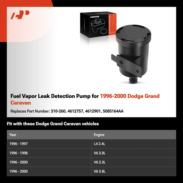 Fuel Vapor Leak Detection Pump for 1996-2000 Dodge Grand Caravan