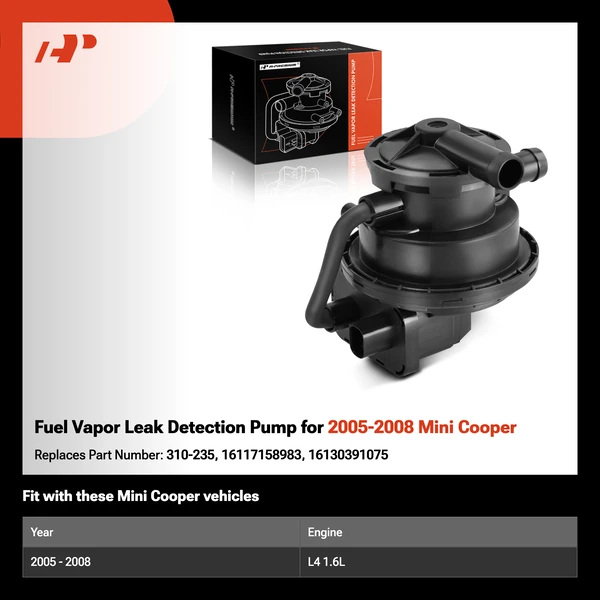 Fuel Vapor Leak Detection Pump for 2005-2008 Mini Cooper