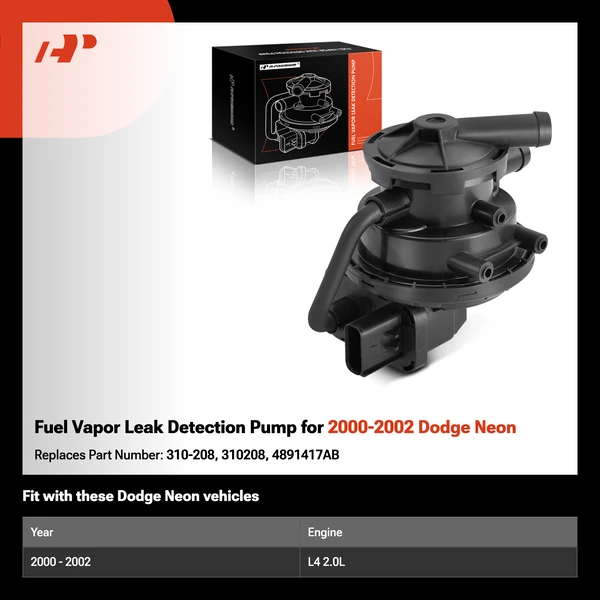 Fuel Vapor Leak Detection Pump for 2000-2002 Dodge Neon