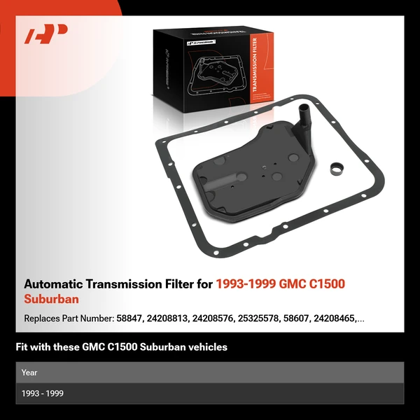 Automatic Transmission Filter for 1993-1999 GMC C1500 Suburban