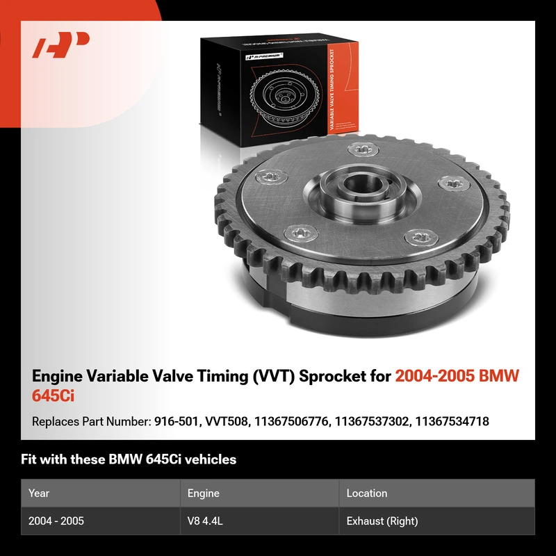 Engine Variable Valve Timing (VVT) Sprocket for 2004-2005 BMW 645Ci