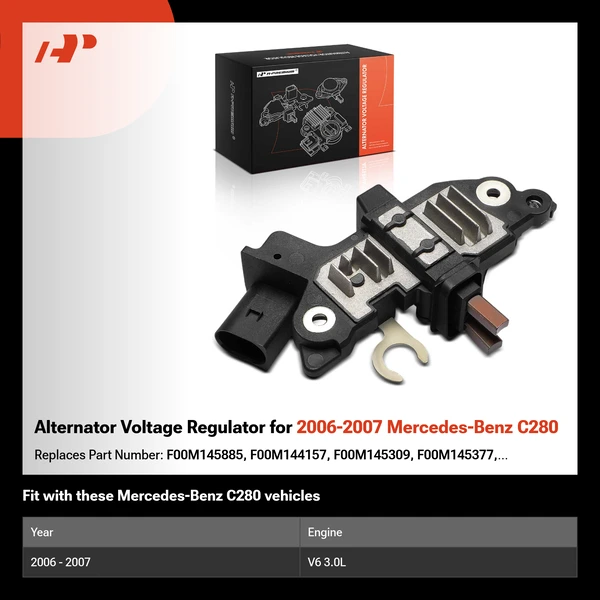 Alternator Voltage Regulator for 2006-2007 Mercedes-Benz C280