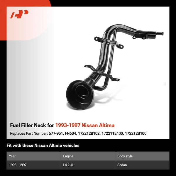 Fuel Filler Neck for 1993-1997 Nissan Altima