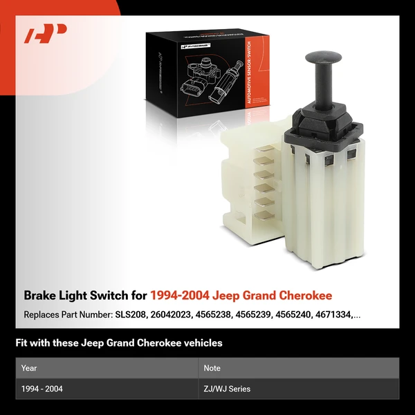 Brake Light Switch for 1994-2004 Jeep Grand Cherokee