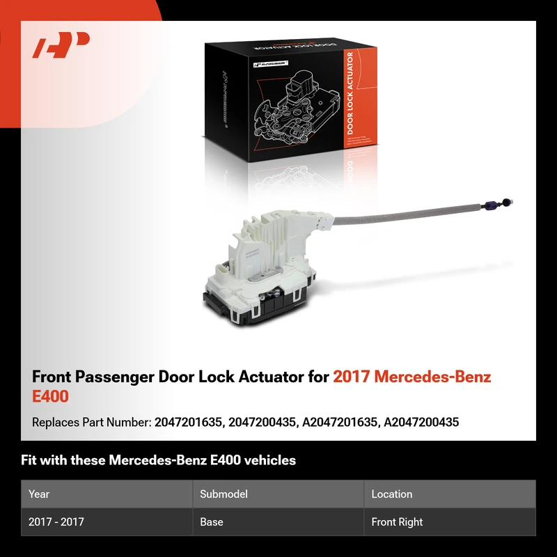 Front Passenger Door Lock Actuator for 2017 Mercedes-Benz E400