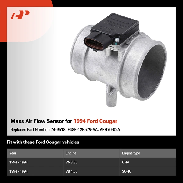 Mass Air Flow Sensor for 1994 Ford Cougar