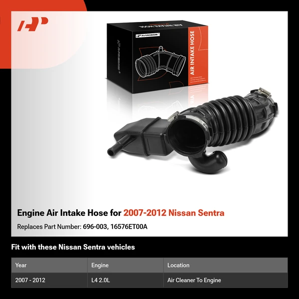 Engine Air Intake Hose for 2007-2012 Nissan Sentra