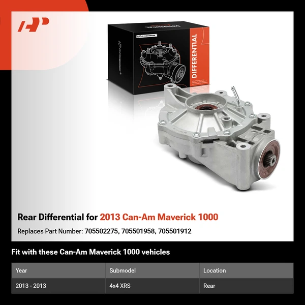 Rear Differential for 2013 Can-Am Maverick 1000