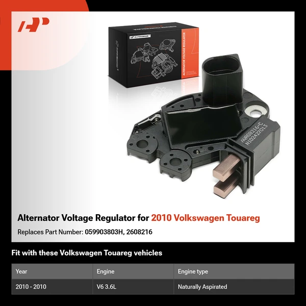 Alternator Voltage Regulator for 2010 Volkswagen Touareg