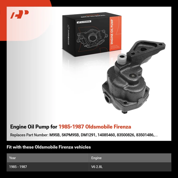 Engine Oil Pump for 1985-1987 Oldsmobile Firenza