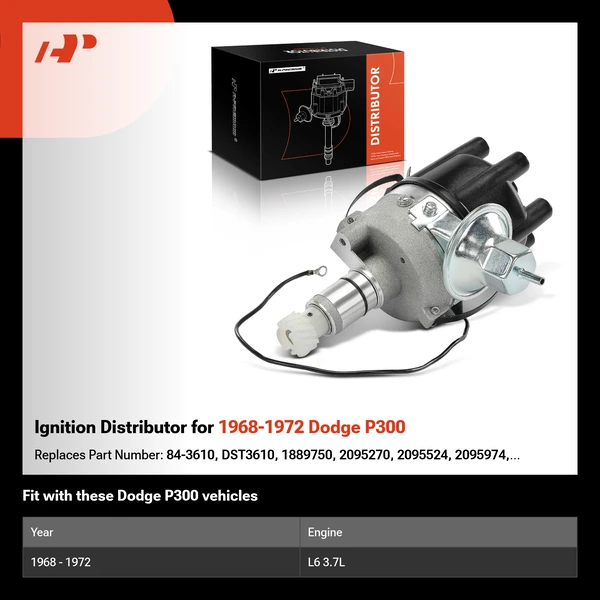 Ignition Distributor for 1968-1972 Dodge P300