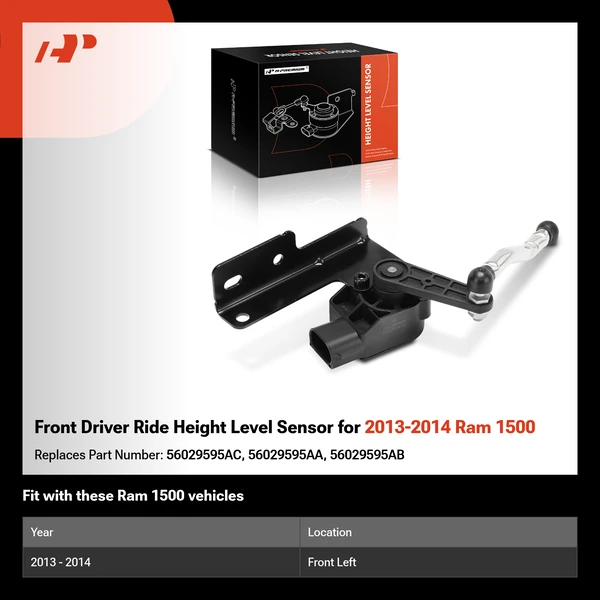 Front Driver Ride Height Level Sensor for 2013-2014 Ram 1500