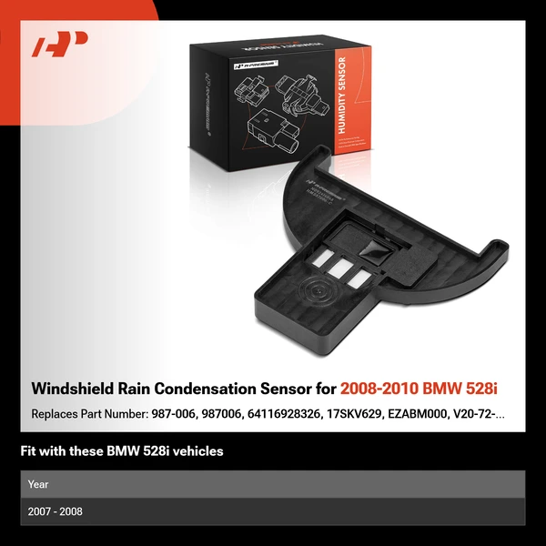 Windshield Rain Condensation Sensor for 2008-2010 BMW 528i