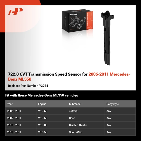 722.8 CVT Transmission Speed Sensor for 2006-2011 Mercedes-Benz ML350