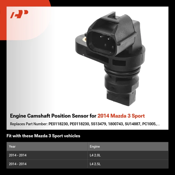 Engine Camshaft Position Sensor for 2014 Mazda 3 Sport