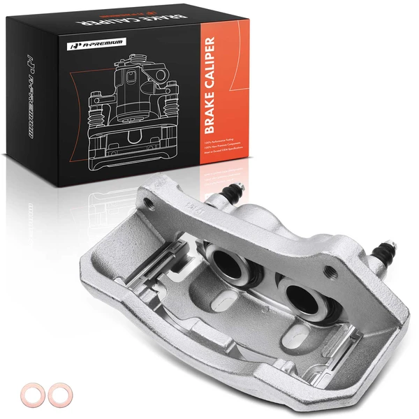 2003-2008 Dodge Ram 3500 1-Pc Brake Caliper Front Left Driver Side 2-Piston A-Premium APBC1199