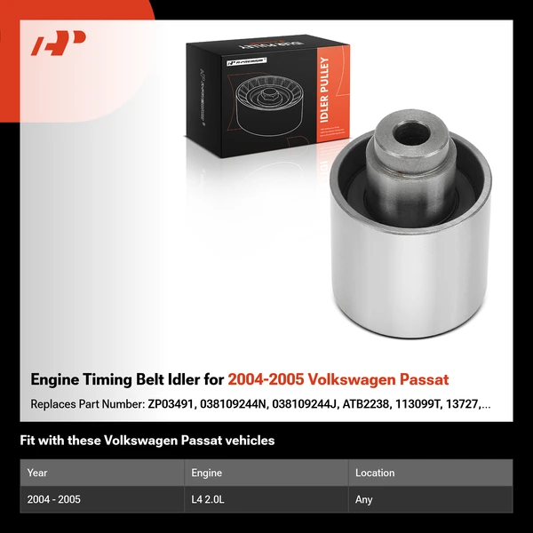 Engine Timing Belt Idler for 2004-2005 Volkswagen Passat
