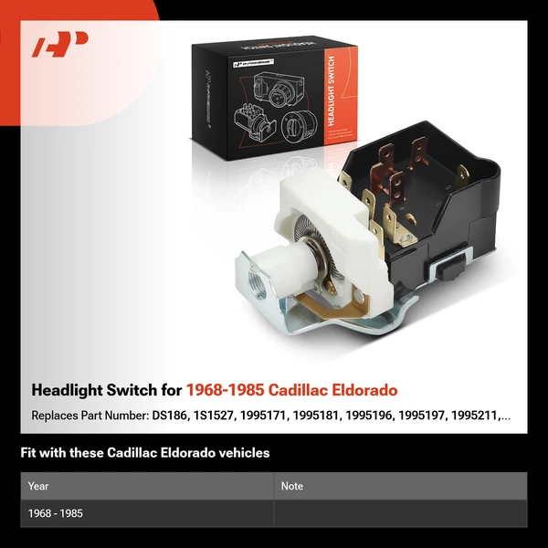 Headlight Switch for 1968-1985 Cadillac Eldorado