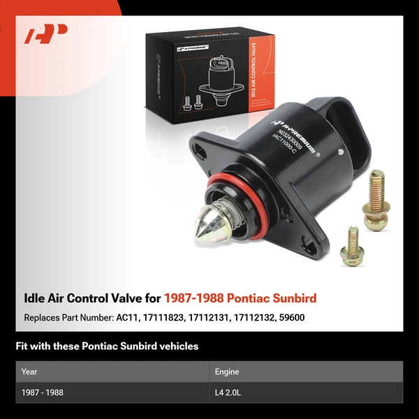 Idle Air Control Valve for 1987-1988 Pontiac Sunbird