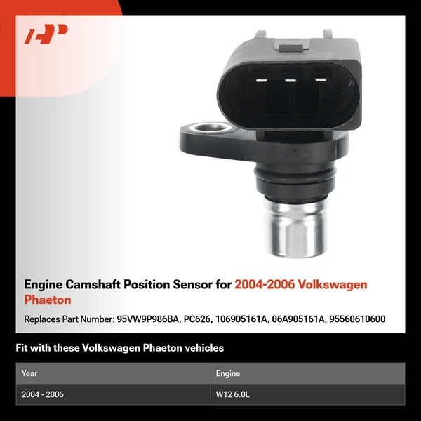 Engine Camshaft Position Sensor for 2004-2006 Volkswagen Phaeton