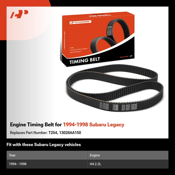 Engine Timing Belt for 1994-1998 Subaru Legacy