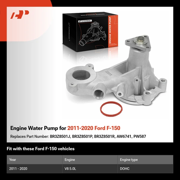 Engine Water Pump for 2011-2020 Ford F-150