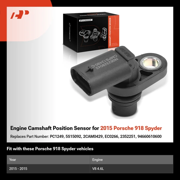 Engine Camshaft Position Sensor for 2015 Porsche 918 Spyder