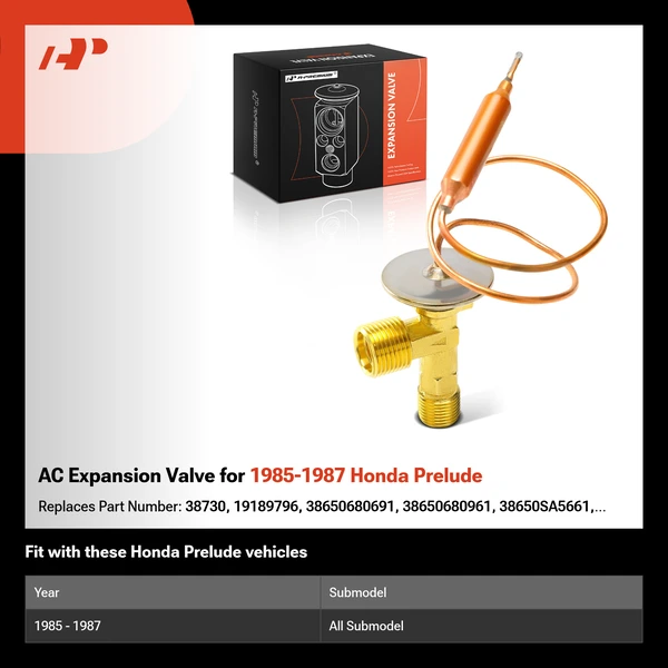 AC Expansion Valve for 1985-1987 Honda Prelude