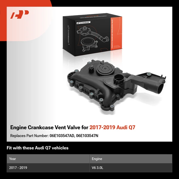 Engine Crankcase Vent Valve for 2017-2019 Audi Q7